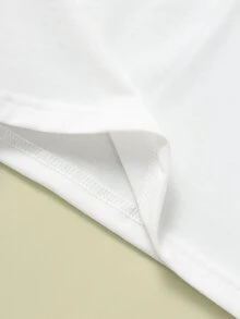 男孩熱帶圖案連帽T恤和短褲 - 彩色 - 查看 3