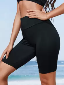 Swim SPRTY Partea de jos de bikini simplă reciclată