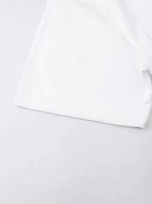 Manfinity Homme Men Slogan Graphic Tee - White - View 4