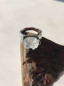 Anillo zirconia cúbica