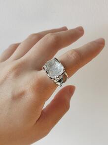 Anillo zirconia cúbica