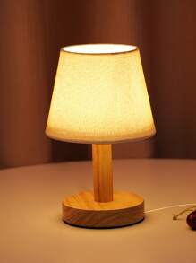 1入組木頭檯燈 - 黃色 - 查看 4