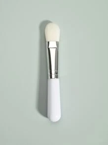 Clean Soft Hair Facial Sheet Brush, 1pc Face Care DIY Mud Facial Sheet Apply Skin Care Tool - White - View 1