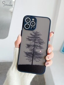 Vỏ điện thoại hình cây - màu đen - Xem 1