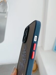 Vỏ điện thoại hình cây - màu đen - Xem 3