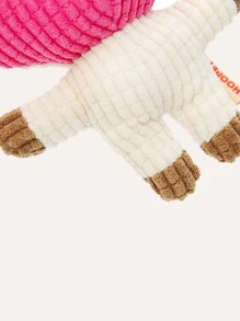 奶牛形狀寵物發聲玩具奶牛形狀毛絨玩具 - 彩色 - 查看 3