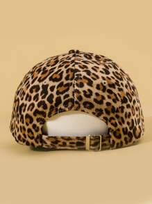Leopard Print Baseball Cap Cheetah Print - Multicolor - View 2