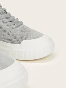 Cuccoo Lace-up Front Skate Shoes - Grey - View 3
