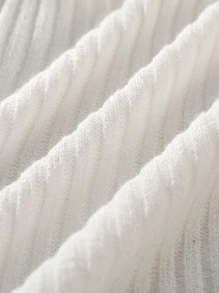 SHEIN Genkimix Kids Toddler Girls 4pcs Ribbed Knit Cycling Shorts - Multicolor - View 5