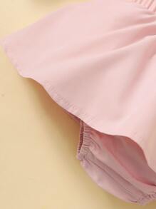 Bebé Vestido body de combinación ribete con fruncido 2 en 1 - Multicolor - Ver 5