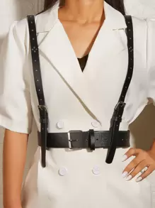 Thắt lưng dây nịt trang trí nội thất - màu đen - Xem 1