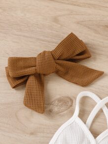 Bebé ribete con fruncido Top de tirantes & Shorts con diadema - Multicolor - Ver 5