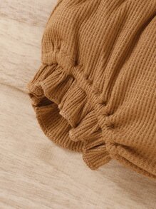 Bebé ribete con fruncido Top de tirantes & Shorts con diadema - Multicolor - Ver 6