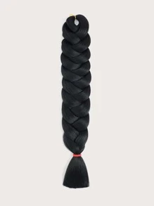 1pc Long Synthetic Hair Braid - Black - View 1