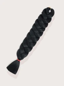 1pc Long Synthetic Hair Braid - Black - View 2