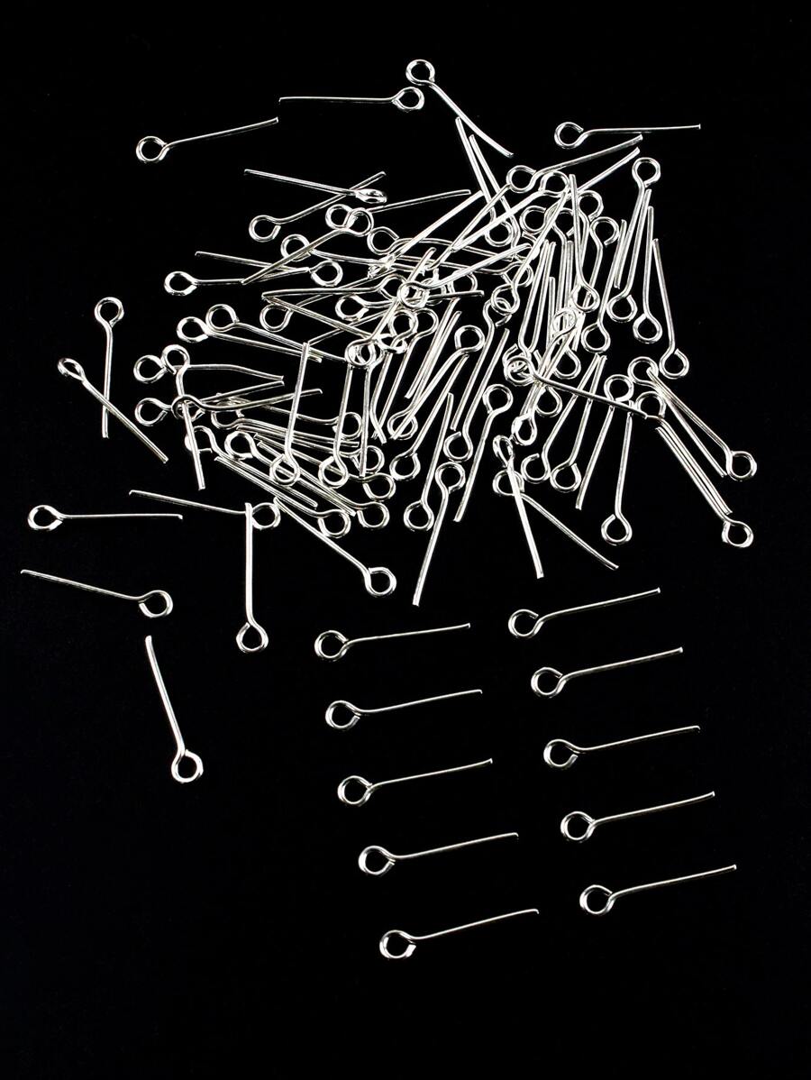100pcs DIY Jewelry Accessory - Silver - View 1