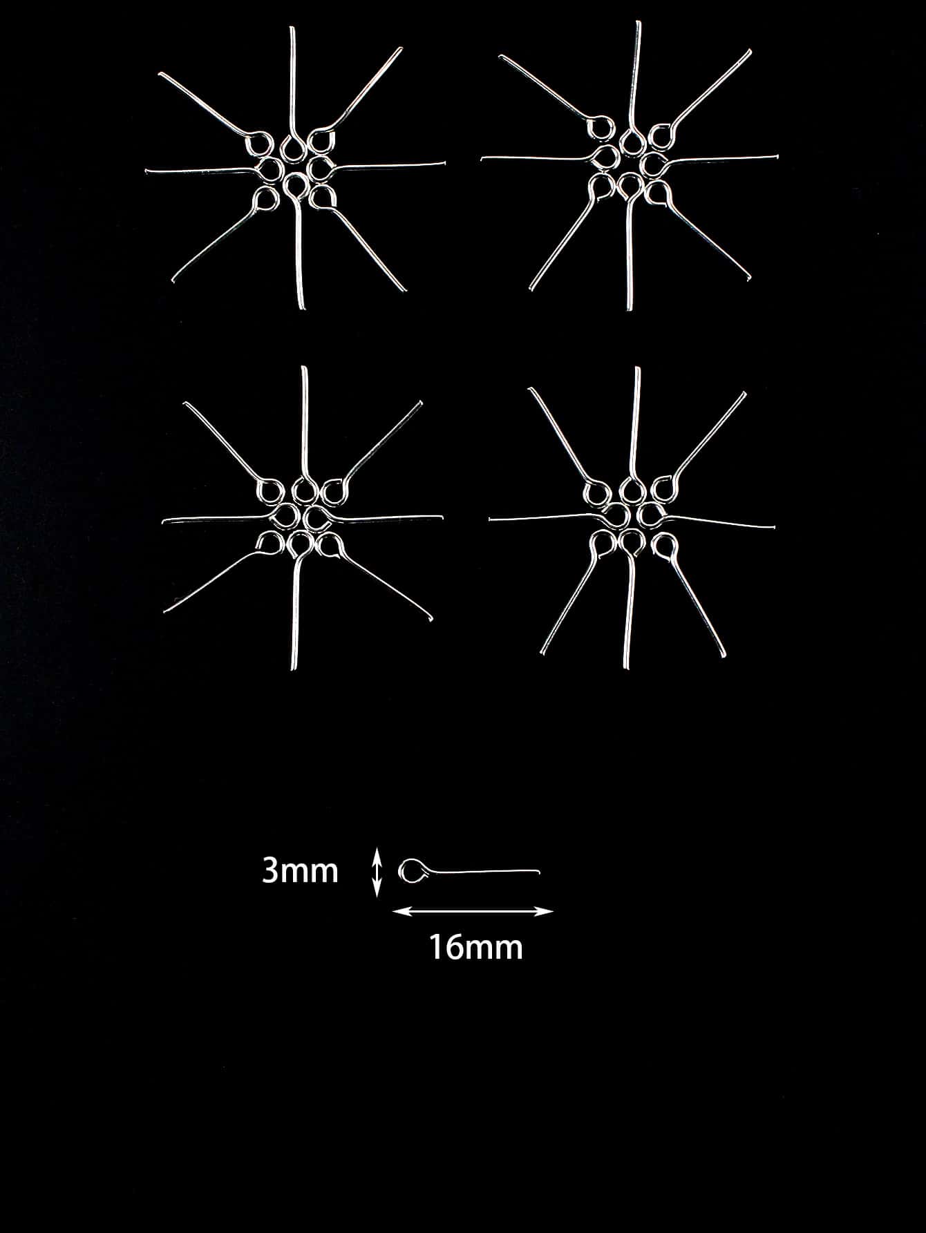 100pcs DIY Jewelry Accessory - Silver - View 3