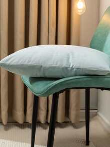 Excluding Fillers Velvet Plain Cushion Cover Without Filler - Baby Blue - View 5