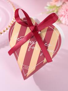 1pc Heart Shaped Gift Box - Multicolor - View 2