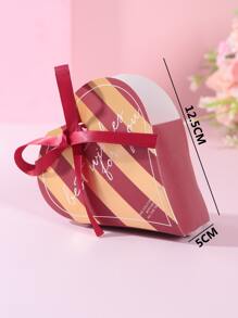 1pc Heart Shaped Gift Box - Multicolor - View 4