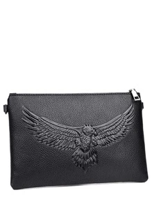 1pc Men's Black Eagle Print Clutch Bag Commute Gifts For Bag Men Wallet Hand Bag Travel Winter Purse Wash Bag Old Money Multi Card Clutch Bag Long Wallet Light Business Large Capacity Outdoor Vacation Vintage Leather Bag Travel Essentials Retro Bag Valentine Day Purses Valentines Black Bag Holiday Essentials Bag For Men Stickers Bags Valentines Gifts Valentine Gifts For Men Vintage School The Sporty Life Gift Bag Pack Handbags Spring Vintage Bags - Black - View 6