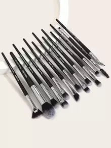 13pcs Duo-Fiber Makeup Brush Set,Brush Set,Makeup Brush Kit,Make Up Brush Set,Make Up Set Complete,Makeup Brush Set,Complete Makeup Kit,Brush Kit,Brushes Makeup Set,Makeup Gift Set - Black - View 1