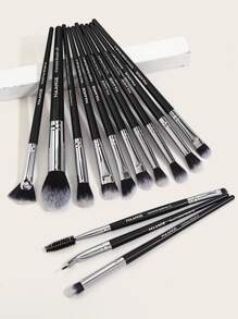 13pcs Duo-Fiber Makeup Brush Set,Brush Set,Makeup Brush Kit,Make Up Brush Set,Make Up Set Complete,Makeup Brush Set,Complete Makeup Kit,Brush Kit,Brushes Makeup Set,Makeup Gift Set - Black - View 2