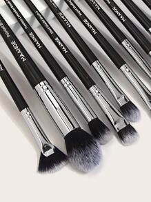 13pcs Duo-Fiber Makeup Brush Set,Brush Set,Makeup Brush Kit,Make Up Brush Set,Make Up Set Complete,Makeup Brush Set,Complete Makeup Kit,Brush Kit,Brushes Makeup Set,Makeup Gift Set - Black - View 4