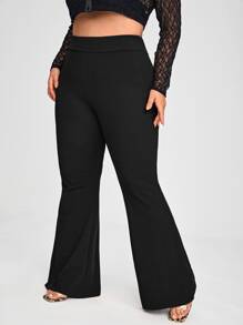 SHEIN SXY Pantalon évasé taille haute