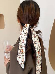 Banda de pelo con estampado floral - Multicolor - Ver 2