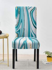 1pc Đồ họa In căng Ghế Slipcover - Nhiều màu - Xem 1