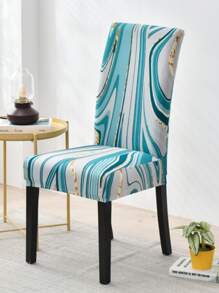 1pc Đồ họa In căng Ghế Slipcover - Nhiều màu - Xem 3