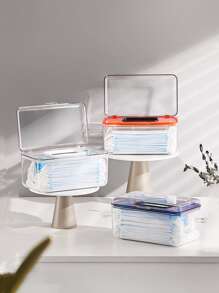 1pc Random Color Face Cover Storage Box - Multicolor - View 2