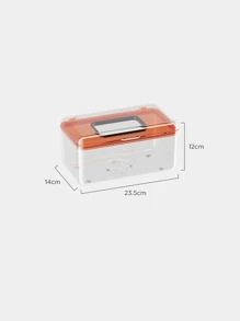 1pc Random Color Face Cover Storage Box - Multicolor - View 3