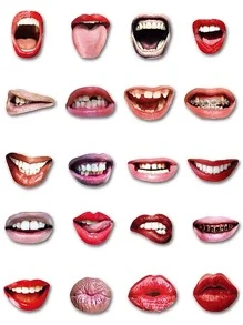 20Pcs Party Photo Booth Props,Fun Lips Mouth Photo Booth Props Handheld Party Selfie Photo Props For Kids Women, Birthday Weddings Graduation Party Supplies Photo Props,Christmas - Multicolor - View 5