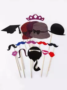 76pcs Wedding Party Photo Booth Prop,Christmas