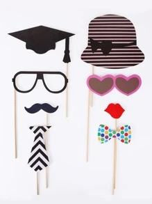 76pcs Wedding Party Photo Booth Prop,Christmas