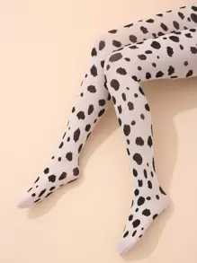 Dalmatian Print Tights - Multicolor - View 3