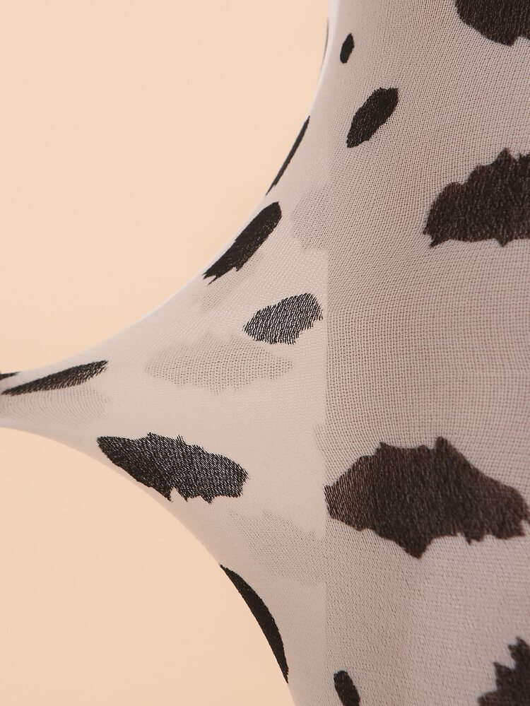 Medias con estampado de lunares - Multicolor - Añade 5