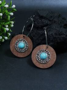 EMERY ROSE Bông tai thả tròn - Nhiều màu - Xem 4