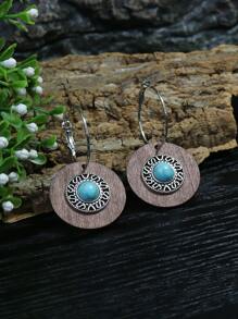 EMERY ROSE Bông tai thả tròn - Nhiều màu - Xem 6