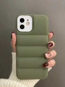 Anti-Drop Plain Phone Case Compatible With IPhone 11,IPhone 13,IPhone 14 Pro Max - Green - View 1