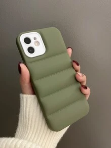 Anti-Drop Plain Phone Case Compatible With IPhone 11,IPhone 13,IPhone 14 Pro Max - Green - View 2