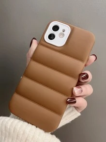 Anti-drop Plain Phone Case - Khaki - View 2