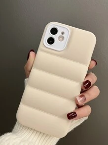 防摔素色手機殼，適用於 iPhone 11、iPhone 13、iPhone 14 Pro Max - 米色 - 查看 2