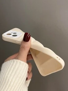 防摔素色手機殼，適用於 iPhone 11、iPhone 13、iPhone 14 Pro Max - 米色 - 查看 3