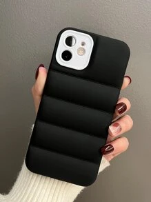 Anti-Drop Plain Phone Case Compatible With IPhone 11,IPhone 13,IPhone 14 Pro Max - Black - View 2