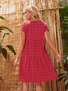 EMERY ROSE 心和波卡圓點連衣裙