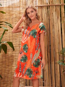 EMERY ROSE Đầm Nhiệt đới Boho - Nhiều màu - Xem 3