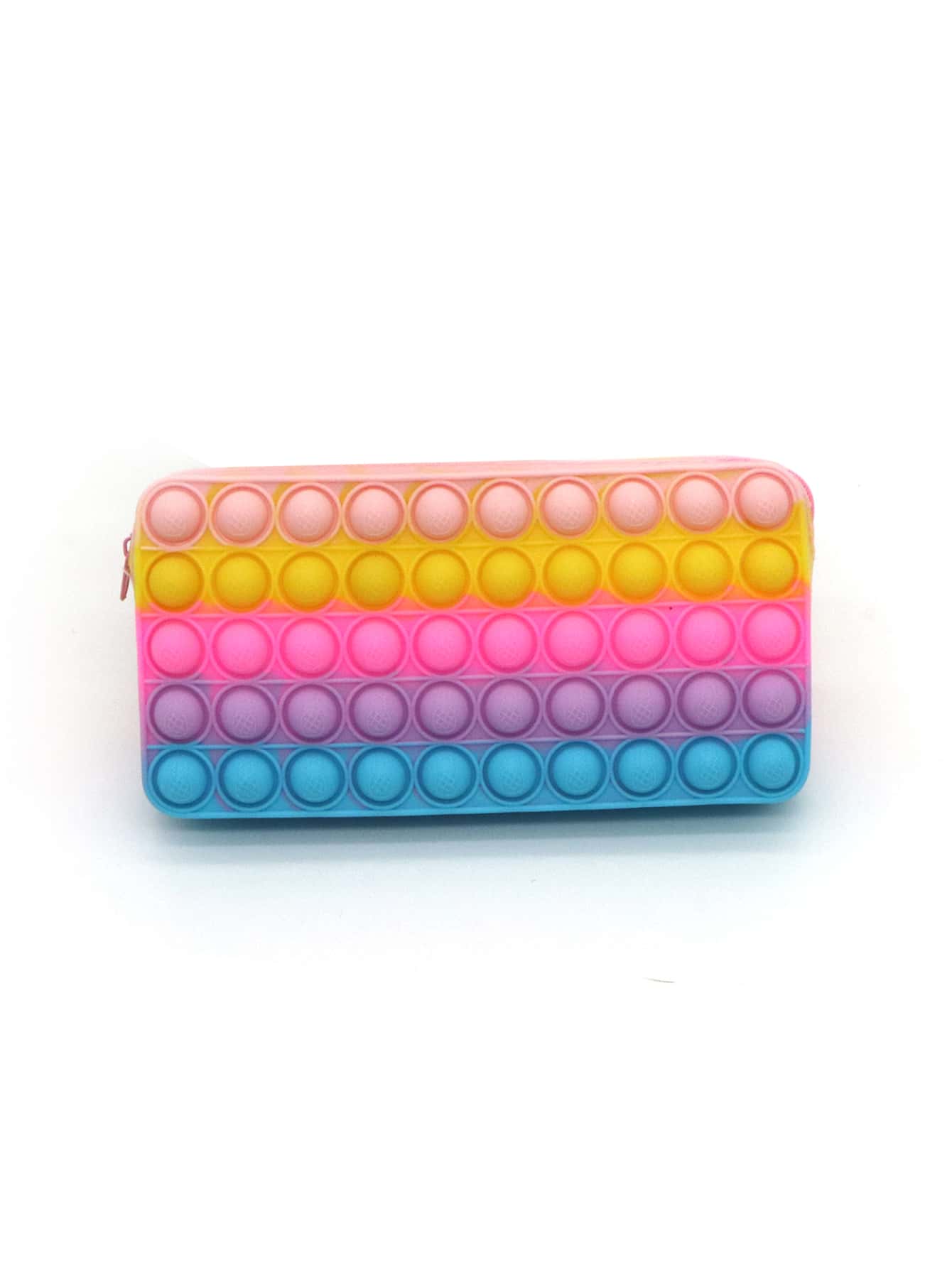 1pc Sensory Fidget Pencil Case - Multicolor - View 1